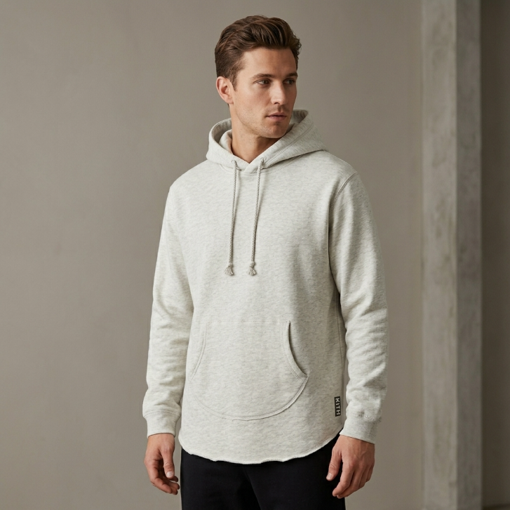 KITH Classics Pullover Hoodie - Heather Grey