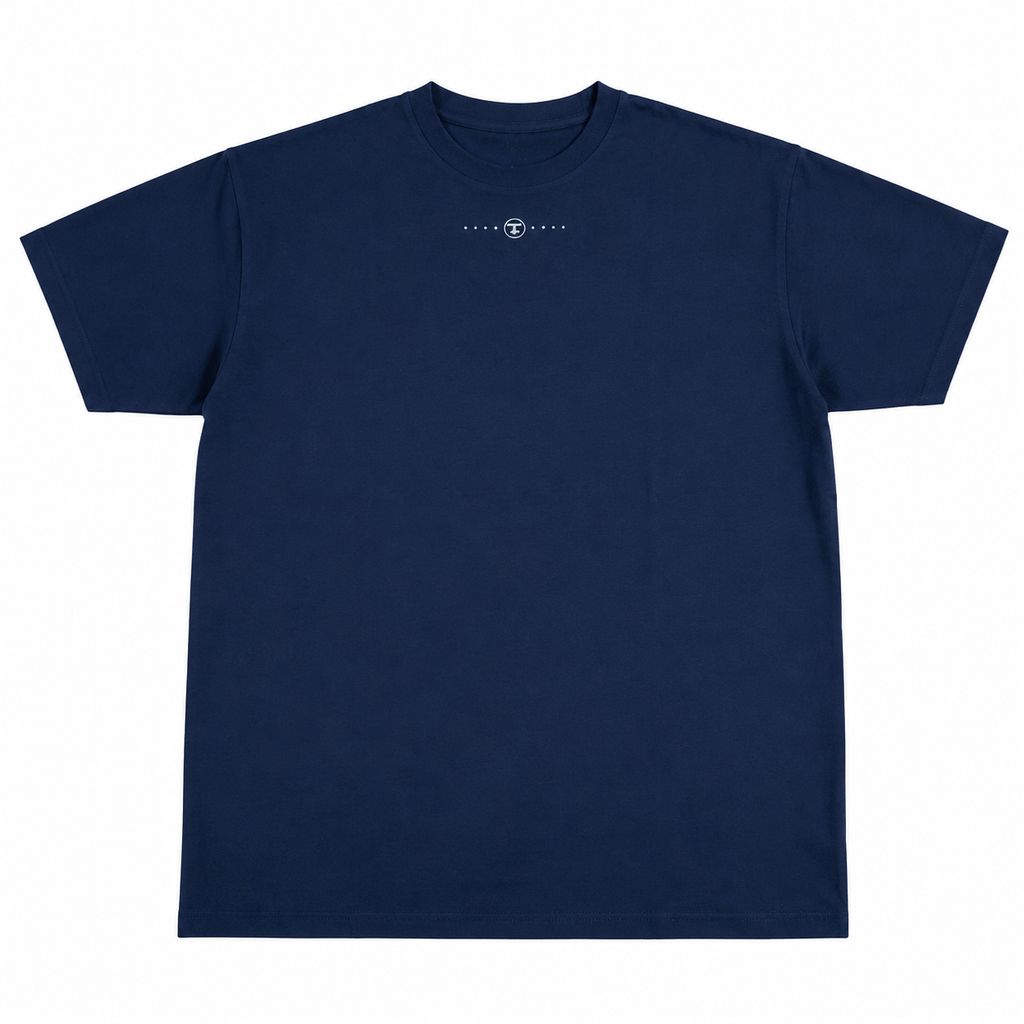 Five Four Minimal Logo T-Shirt - Navy Blue
