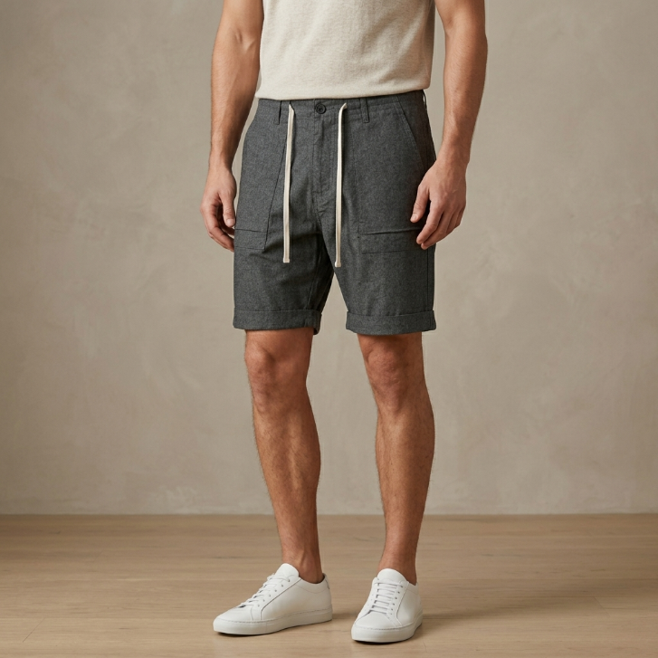 Five Four Charcoal Utility Shorts