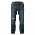 Five Four Men's Gold Distressed Dark Wash Jeans
