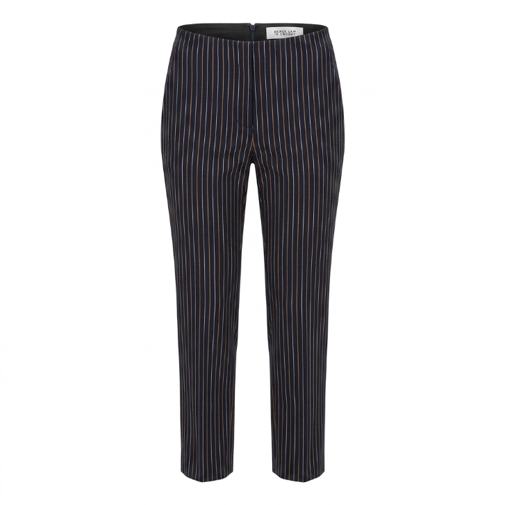 Derek Lam 10 Crosby Navy Pinstripe Pants Size 0