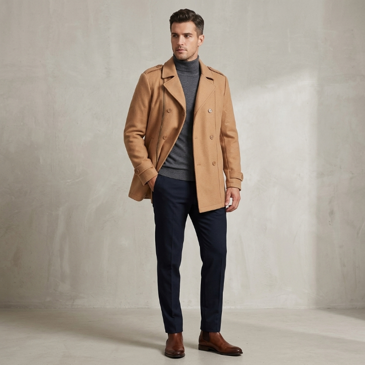 S2VS Camel Gunter Coat
