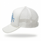 Five Four Engine Driver White Trucker Cap