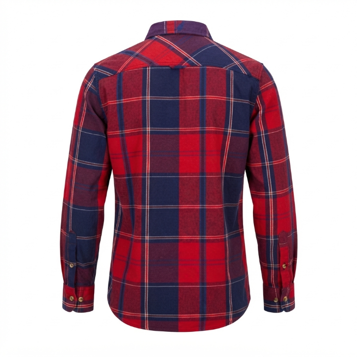 Five Four Red & Blue Plaid Long Sleeve Button-Up Shirt