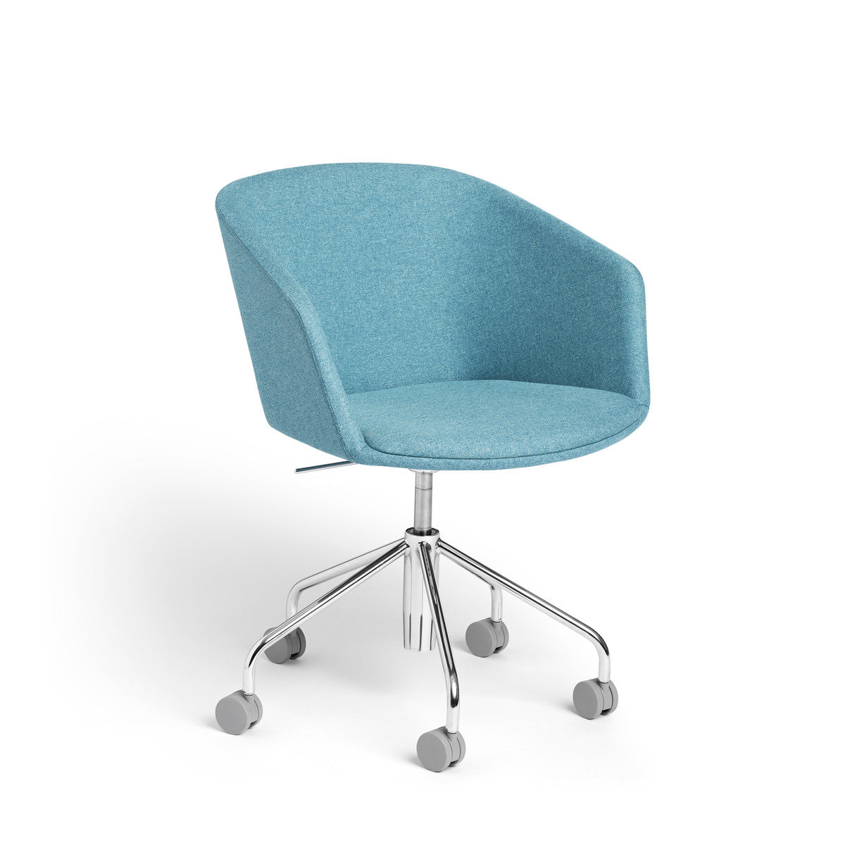 Poppin Pitch Meeting Chair, Blue