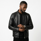 Theory Leather Moto Jacket - Black