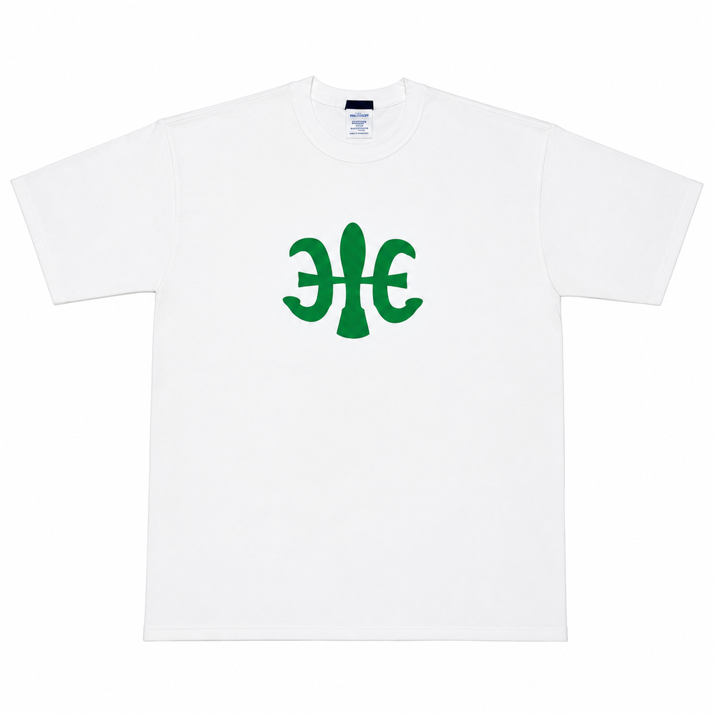Royal Elastics Monogram Logo T-Shirt - White/Green