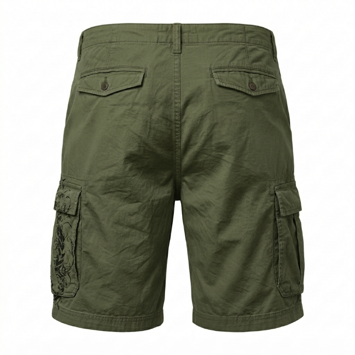 Five Four Olive Cargo Shorts