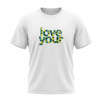 Five Four Mosaic Pixel Logo Graphic T-Shirt White