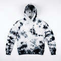Xcarla Tie-Dye Pullover Hoodie - Black & White