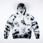 Xcarla Tie-Dye Pullover Hoodie - Black & White