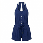 Tigerlily Plunge Cutout Romper