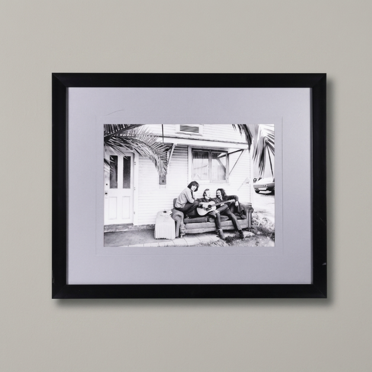 Crosby, Stills and Nash Album Cover Outtake (1969) — Henry Diltz — Framed Print