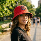 Harley Quinn Terry Cloth Reversible Bucket Hat