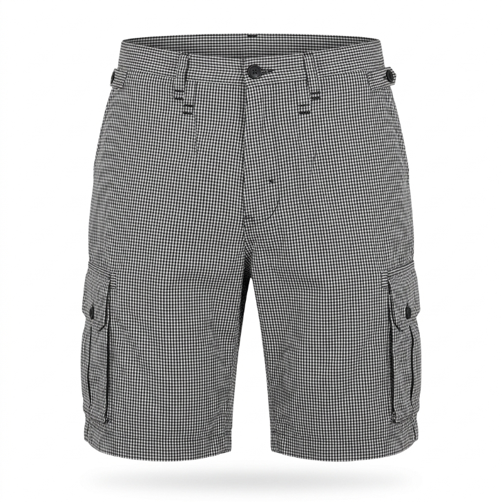 Five Four Gingham Cargo Shorts