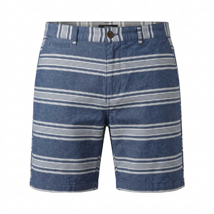 Five Four Striped Chambray Shorts