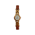 Vintage Visage Roman Dial Gold-Tone Quartz Watch - Requires a Battery
