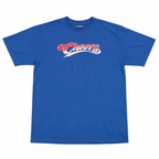 Hanes Beefy-T Cheers Logo Graphic T-Shirt - Blue