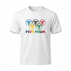 Five Four Olympic Rings Logo Graphic T-Shirt White