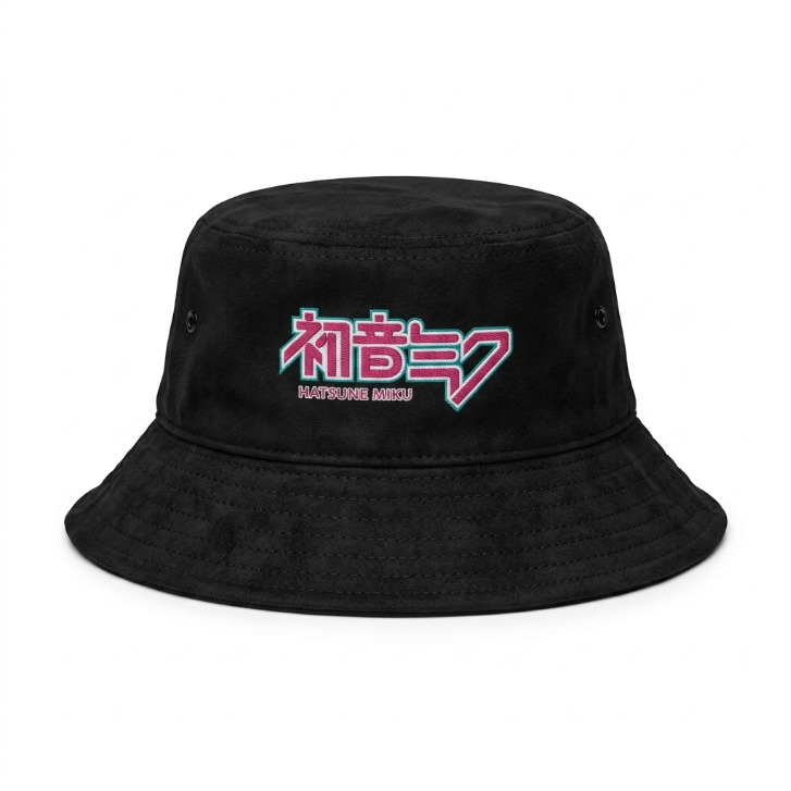 Hatsune Miku Pigment Dyed Bucket Hat