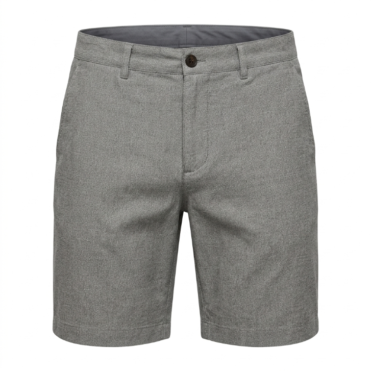 Five Four Grey Chambray Chino Shorts