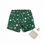 Title Five Four x Mark McNairy Dot Print Swim Trunks Green