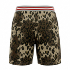 Five Four x Nick Wooster Leopard Print Sweat Shorts