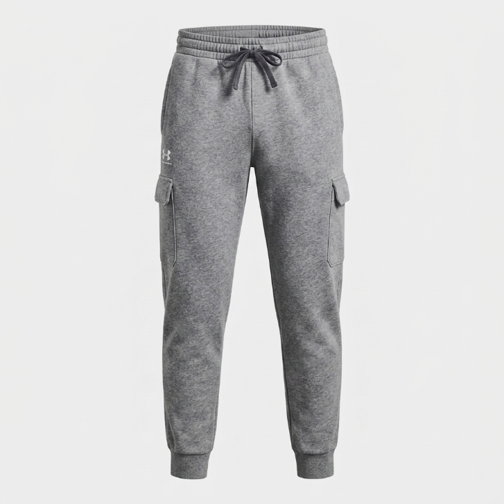 Under Armour UA Rival Fleece Cargo Jogger - Heather Grey - Men's