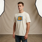 Title Five Four Comic Book Star Graphic T-Shirt White