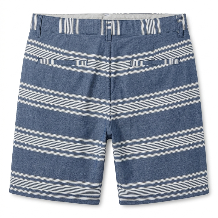 Five Four Striped Chambray Shorts