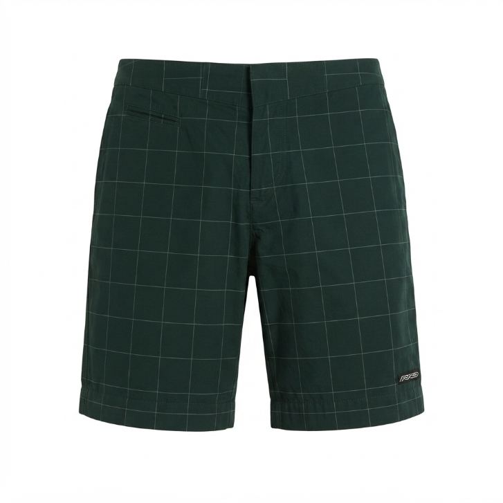 Roberto Ricci Designs Zelind Green Grid Boardshorts Size 46