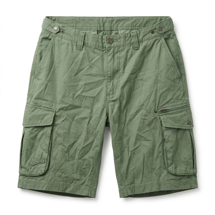 Five Four Army Green Cargo Shorts