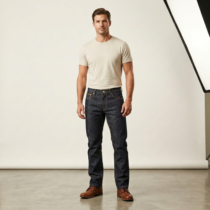 Five Four Jeans Dark Indigo Straight Leg