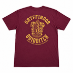 Harry Potter Gryffindor Quidditch Graphic T-Shirt - Burgundy/Gold