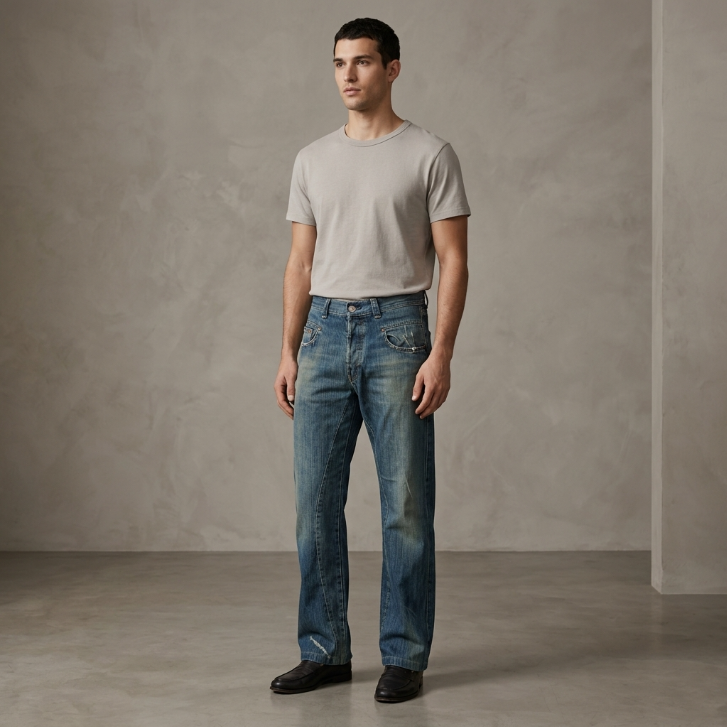 G-Star Raw Jeans Distressed Bootcut Denim