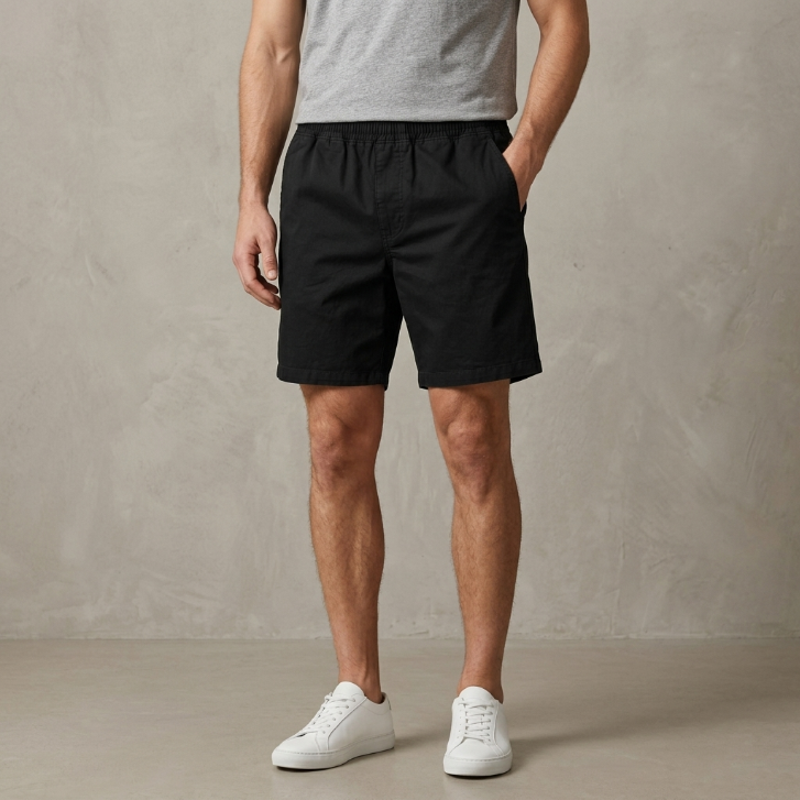 Five Four Newport Black Shorts