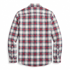 Five Four Red Navy & White Plaid Long Sleeve Shirt - Red / Navy / White / Size Medium