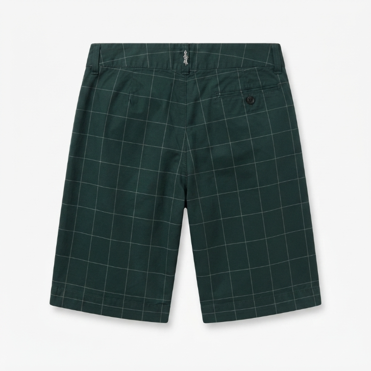 Roberto Ricci Designs Zelind Green Grid Boardshorts Size 46