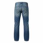 Five Four Faded Medium Wash Distressed Straight Leg Jeans