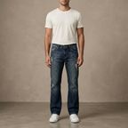 Monarchy Jeans Distressed Bootcut Denim