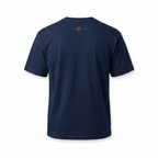 Five Four Riot Music Headphone Graphic T-Shirt Navy Blue