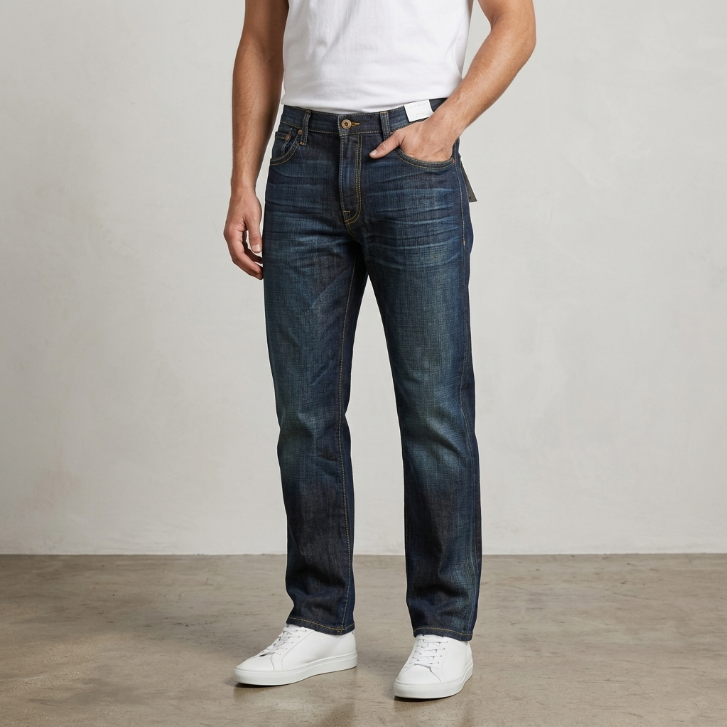 Five Four Jeans Dark Wash Straight Leg Denim