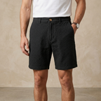 Five Four Charcoal Denim-Look Shorts