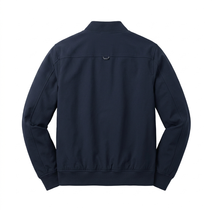 Five Four Navy Blue Full Zip Work Jacket