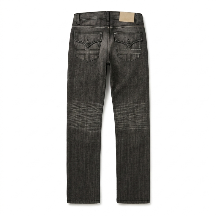 Five Four Original Straight Leg Faded Black Jeans