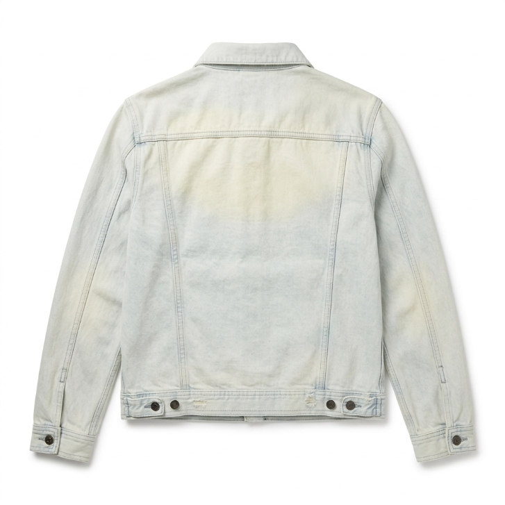 Five Four x 12AMRUN Light Wash Denim Trucker Jacket