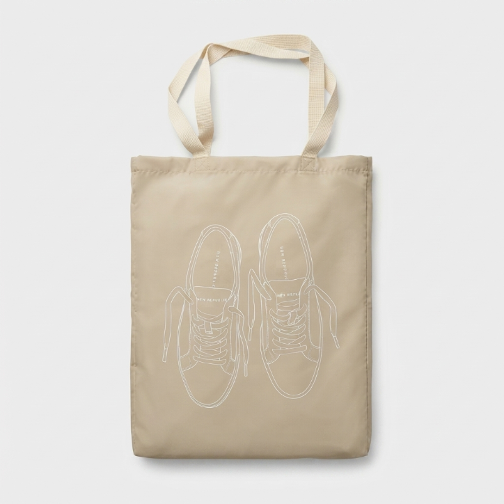 New Republic Sketch Nylon Tote Bag Kurt Tan