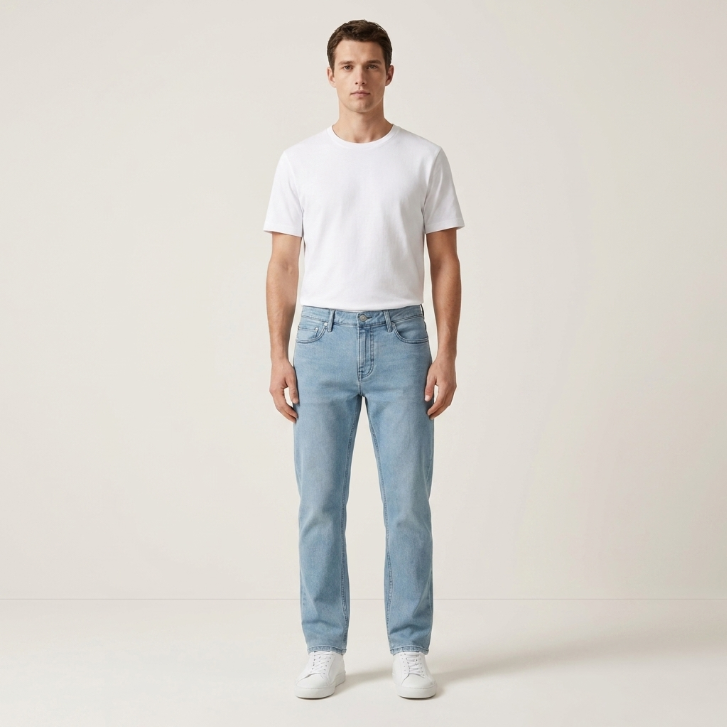 Five Four Los Angeles Slim Jeans Light Wash