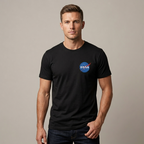 Lazar Beam DSSA NASA Parody Graphic T-Shirt Black