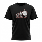 AAA Alstyle Character Evolution Graphic T-Shirt Black